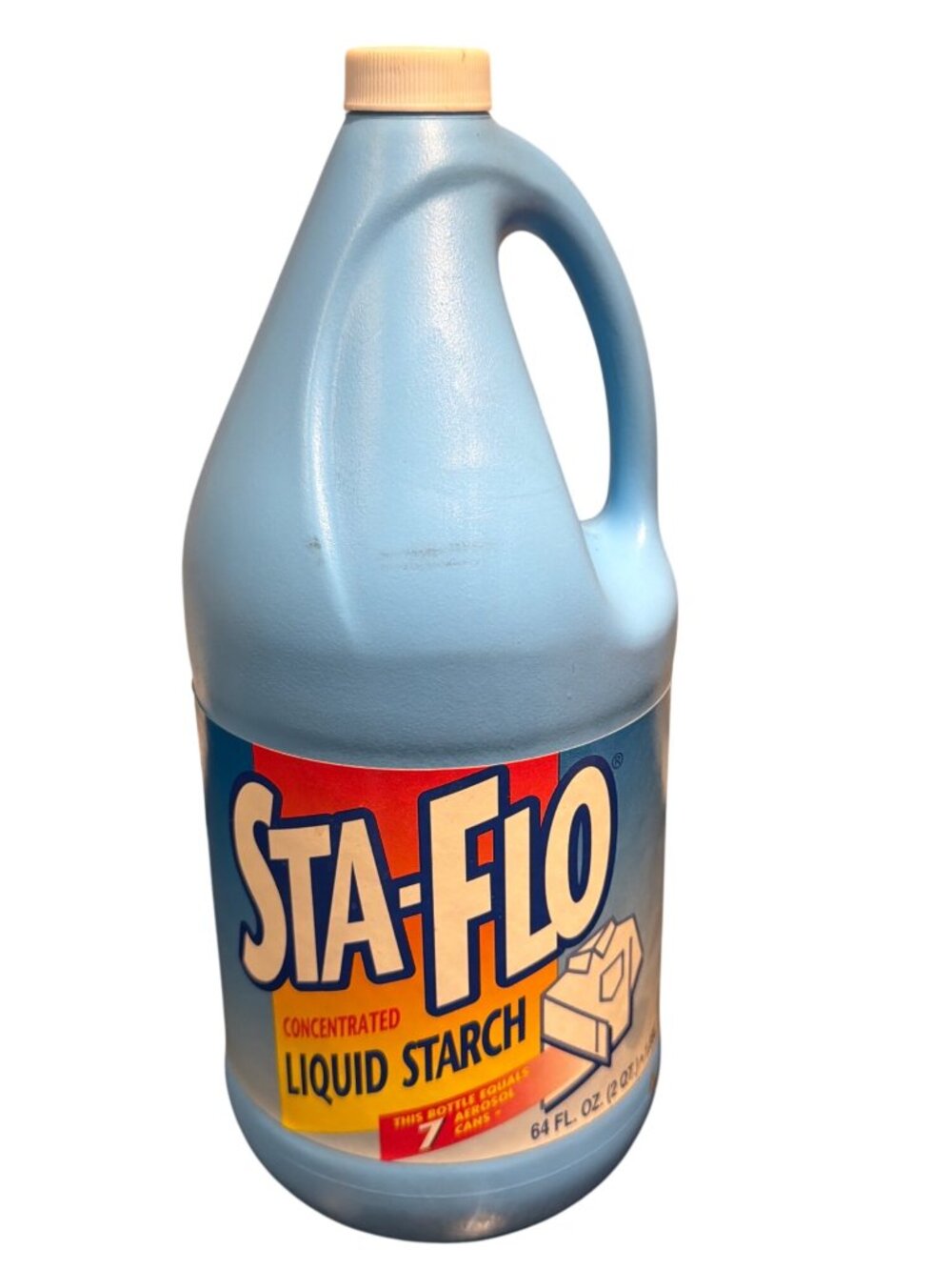 Sta-Flo Concentrated Liquid Starch 64 Fl Oz Bottle For Laundry & Crafts